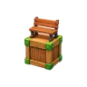 Bench Crate prop – Grow a Garden 2