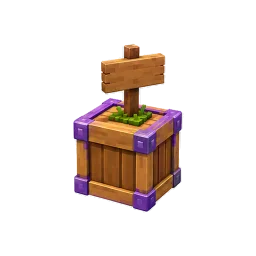 Sign Crate prop – Grow a Garden 2